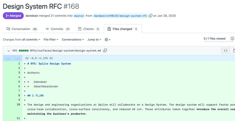 splice design system design system rfc